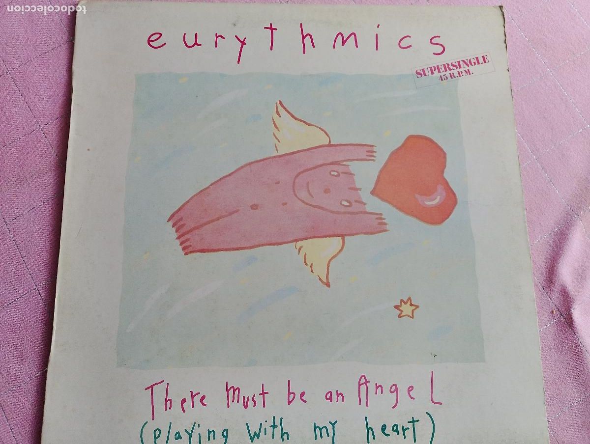 Discos de vinilo: Eurythmics &ndash; There Must Be An Angel (Playing With My Heart) ed espa&ntilde;ola