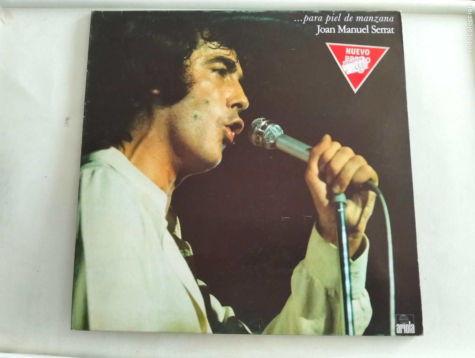 Discos de vinilo: JOAN MANUEL SERRAT, DISCO LP PARA PIEL DE MANZANA, EDITADO ARIOLA, A&Ntilde;O 1975