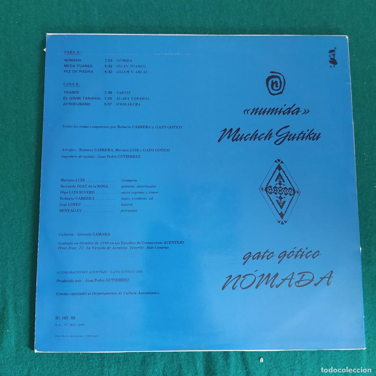 Discos de vinilo: Gato G&oacute;tico &lrm;&ndash; N&oacute;mada - Foto 2