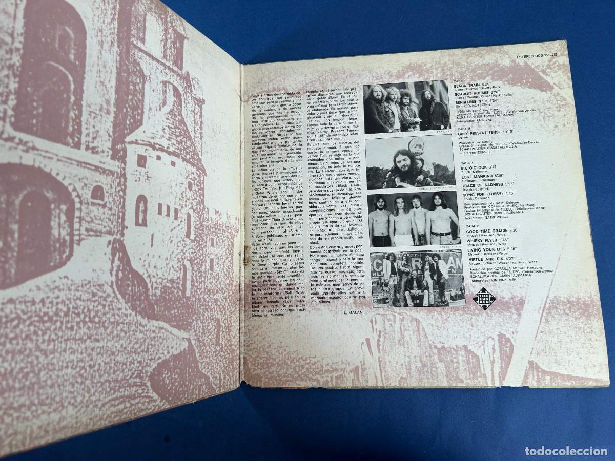 Discos de vinilo: ROCK ALEMAN - DOBLE LP SPAIN 1976 GATEFOLD - Foto 2