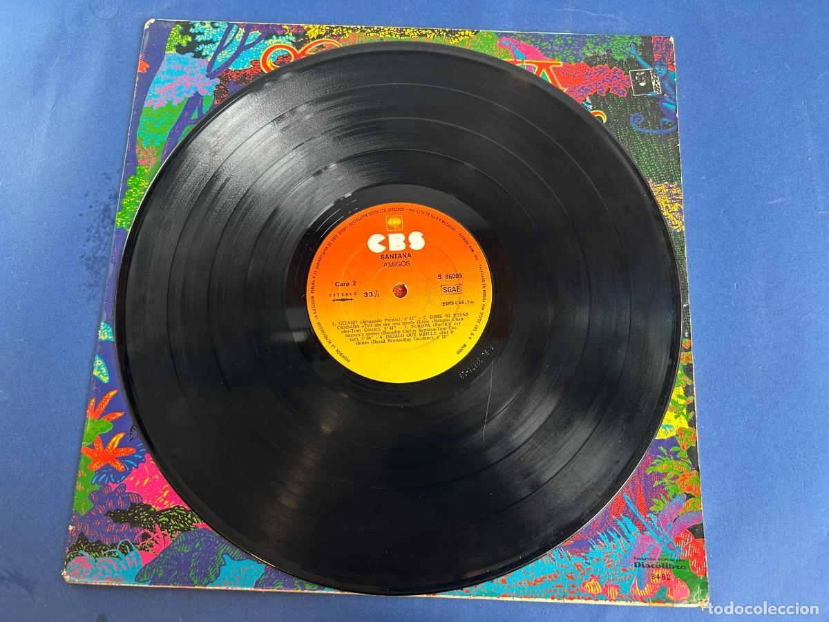 Discos de vinilo: SANTANA - AMIGOS - SPAIN 1976 - Foto 4
