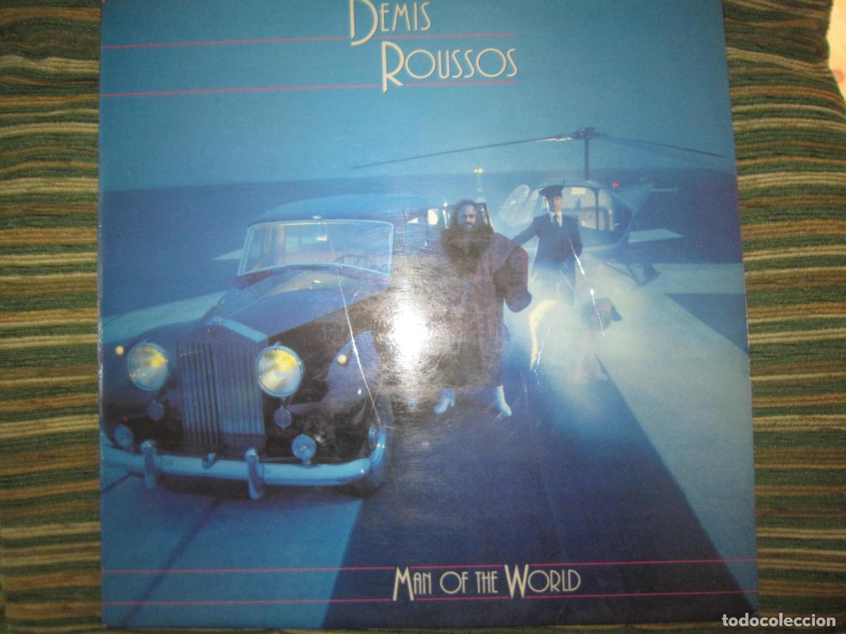 Discos de vinilo: DEMIS ROUSSOS - MAN OF THE WORLD LP - ORIGINAL ESPA&Ntilde;OL - MERCURY RECORDS 1980 - STEREO -