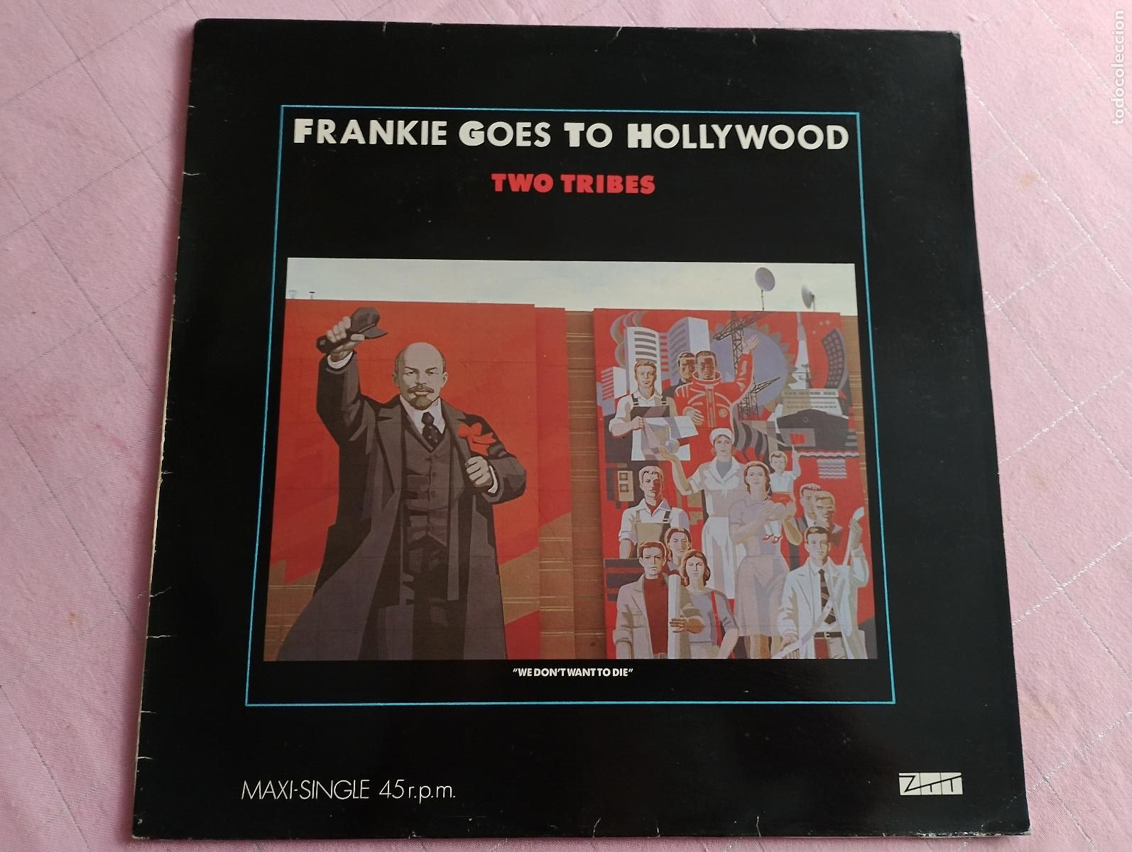 Discos de vinilo: Frankie Goes To Hollywood &ndash; Two Tribes, ed espa&ntilde;ola