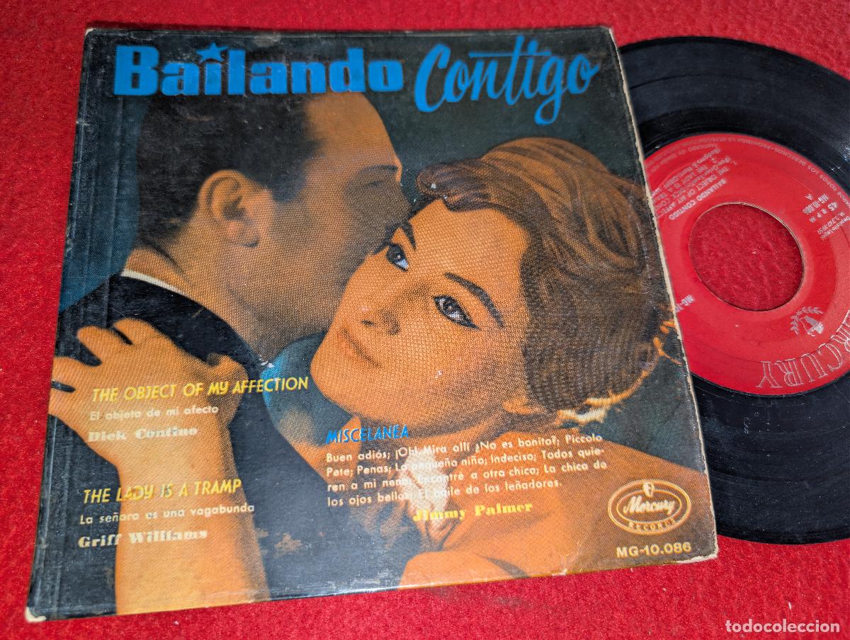Discos de vinilo: DICK CONTINO+GRIFF WILLIAMS+JIMMY PALMER Bailando Contigo EP 7'' 1959 Mercury ESPA&Ntilde;A SPAIN