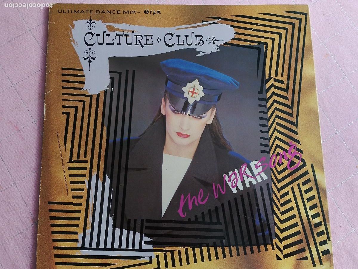 Discos de vinilo: Culture Club &ndash; The War Song, 1984 ed espa&ntilde;ola
