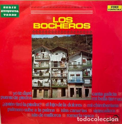 Discos de vinilo: LP - LOS BOCHEROS - ZAFIRO - SERIE ETIQUETA VERDE - A&Ntilde;O 1973