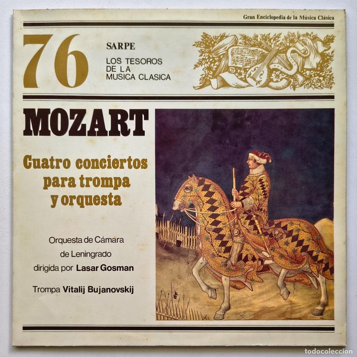 Discos de vinilo: Mozart - Los Tesoros de la musica clasica - 76