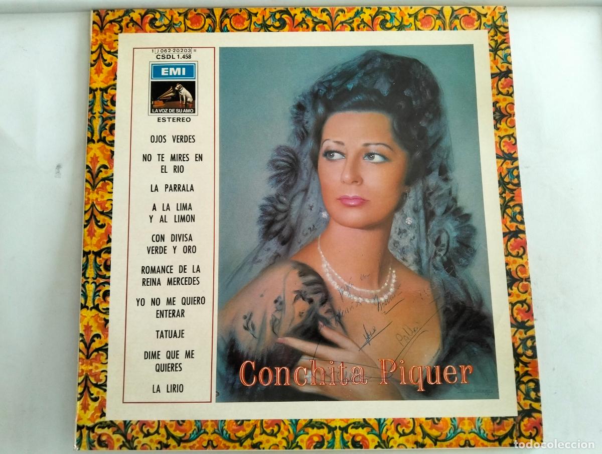 Discos de vinilo: CONQUITA PIQUER, DISCO LP, EDITADO EMI-LA VOZ DE SU AMO, A&Ntilde;O 1968