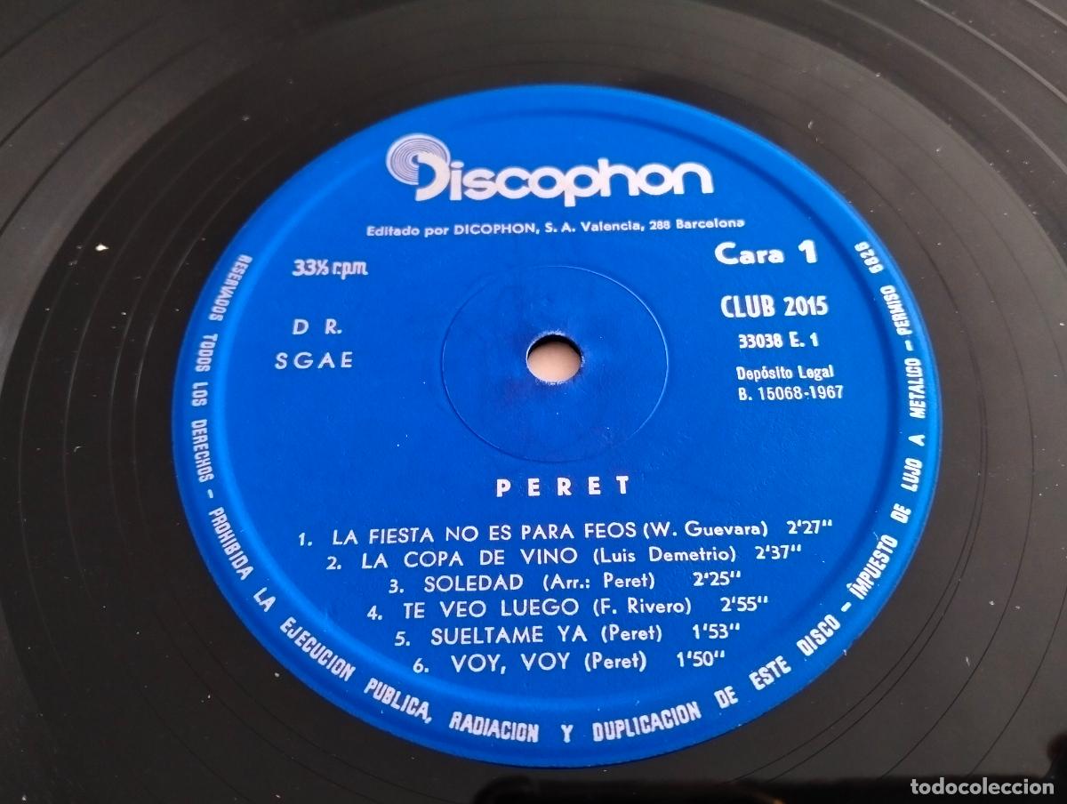 Discos de vinilo: PERET Y SUS GITANOS, DISCO LP, EDITADO DISCOPHON, A&Ntilde;O 1967 - Foto 4