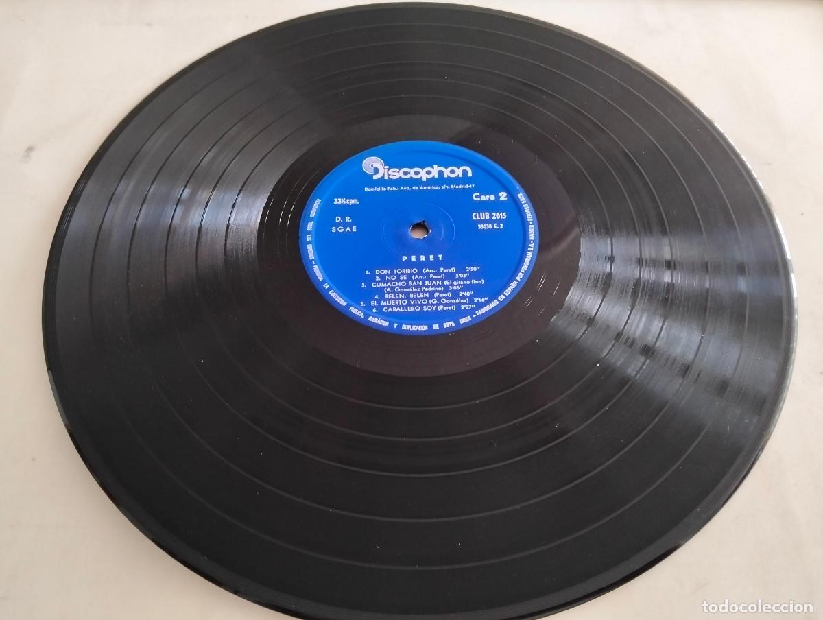 Discos de vinilo: PERET Y SUS GITANOS, DISCO LP, EDITADO DISCOPHON, A&Ntilde;O 1967 - Foto 5