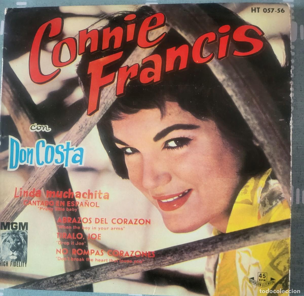 Discos de vinilo: Connie Francis Ep sello MGM editado en Espa&ntilde;a a&ntilde;o 1964...