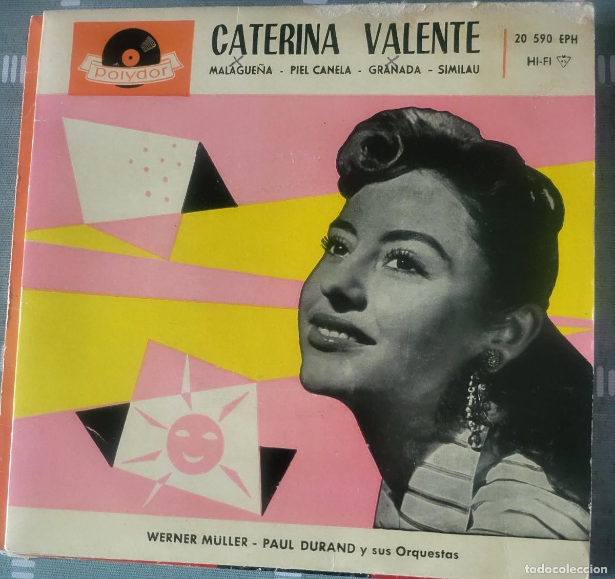 Discos de vinilo: Caterina Valente Ep sello Polydor editado en Espa&ntilde;a a&ntilde;o 1958...