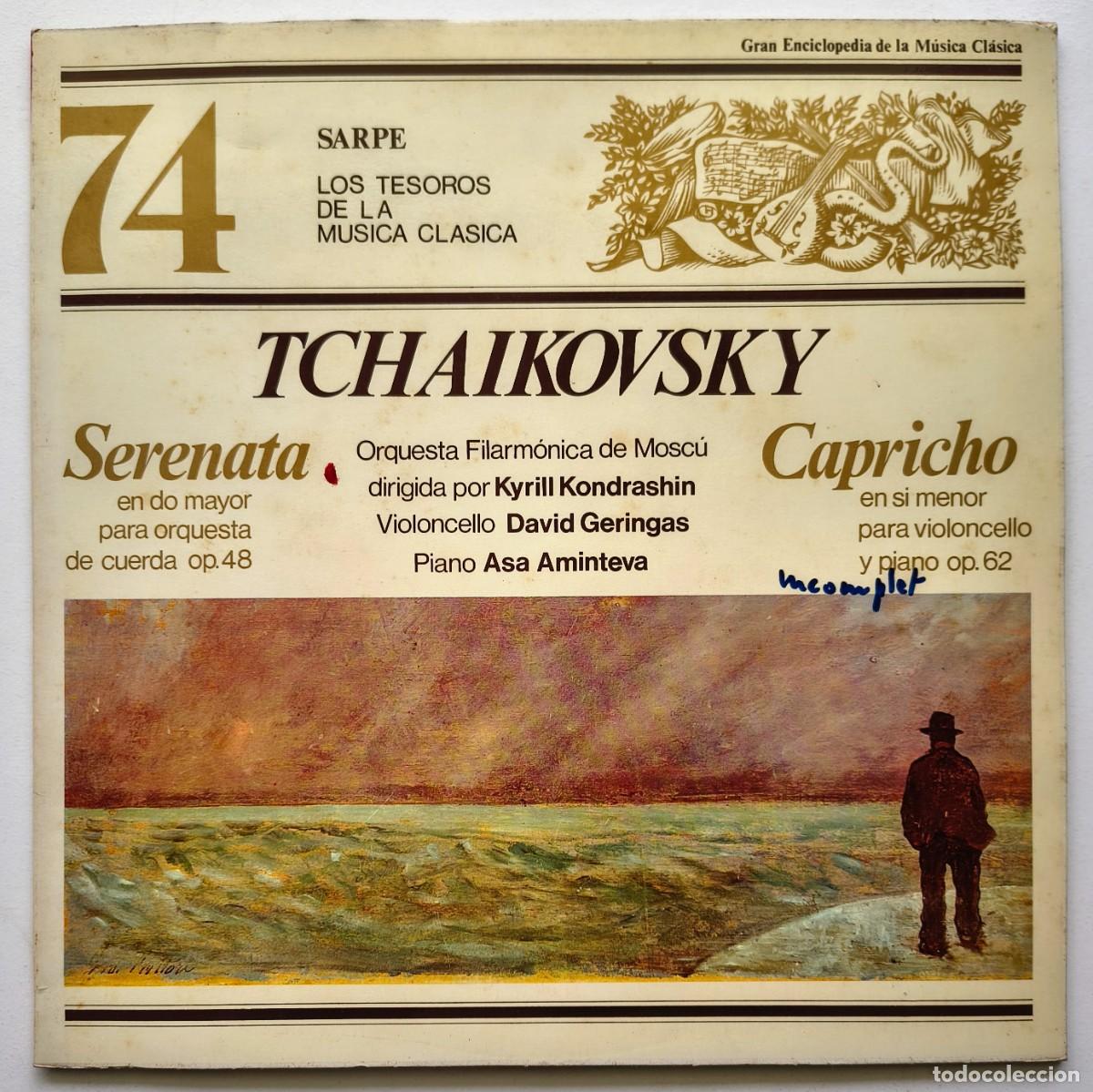 Discos de vinilo: Tchaikovsky - Los Tesoros de la musica clasica - 74