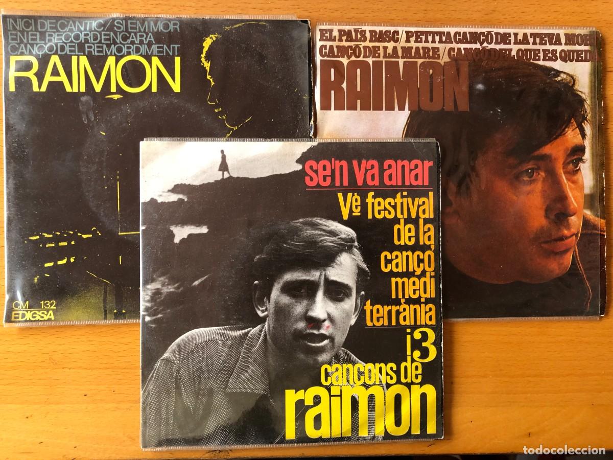 Discos de vinilo: Raimon. Lote 3 singles. - Foto 1