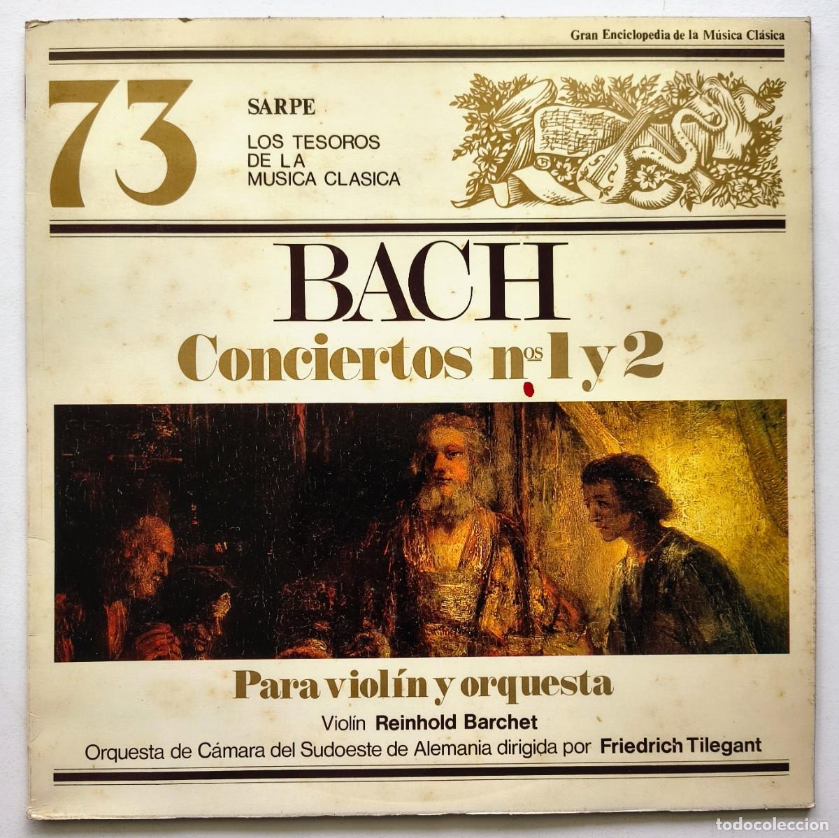Discos de vinilo: Bach - Los Tesoros de la musica clasica - 73