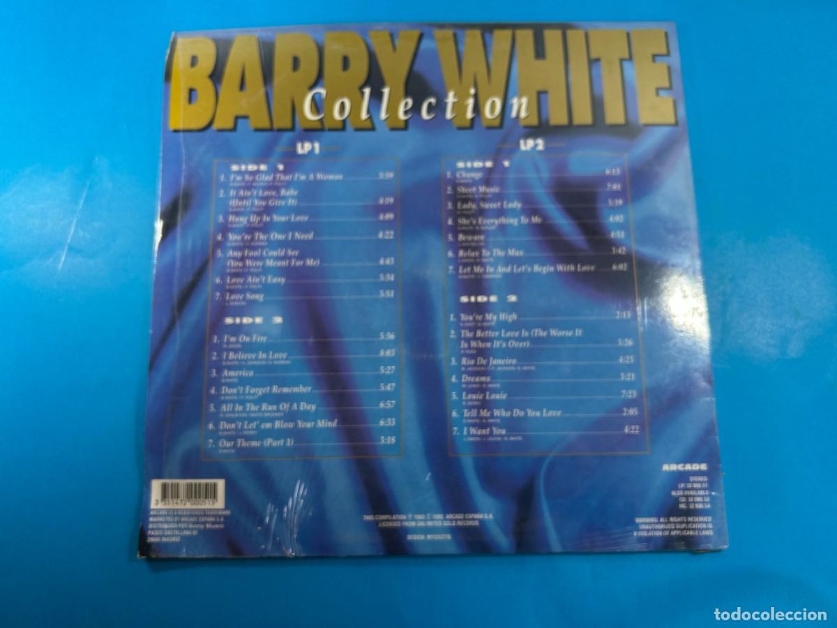 Discos de vinilo: BARRY WHITE - COLLECTION - DOBLE LP SPAIN 1993 - Foto 2