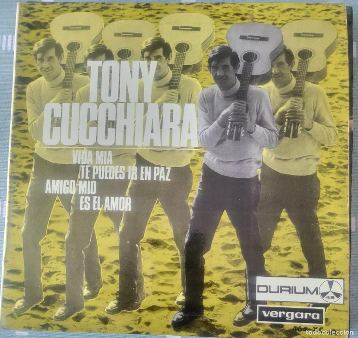 Discos de vinilo: Tony Cucchiara Ep sello Vergara editado en Espa&ntilde;a a&ntilde;o 1967...