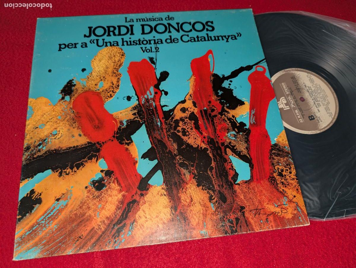 Discos de vinilo: ORQ. SIMFONICA dir Jordi Doncos UNA HISTORIA DE CATALUNYA Vol.2 Temps passat, noticies avui LP 1978