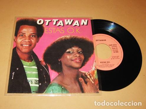 Discos de vinilo: OTTAWAN - YOU'RE O.K (EST&Aacute;S OK) - SINGLE - 1980 - TEMAZO DISCOTECA / DESPU&Eacute;S DE SU HIT D.I.S.C.O.