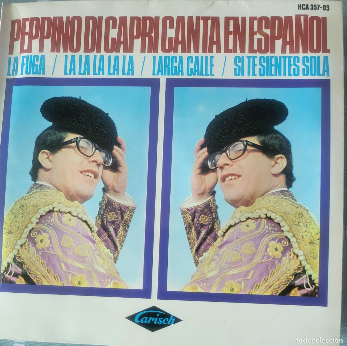 Discos de vinilo: Peppino di Capri en Espa&ntilde;ol Ep sello Hispavox editado en Espa&ntilde;a a&ntilde;o 1966...