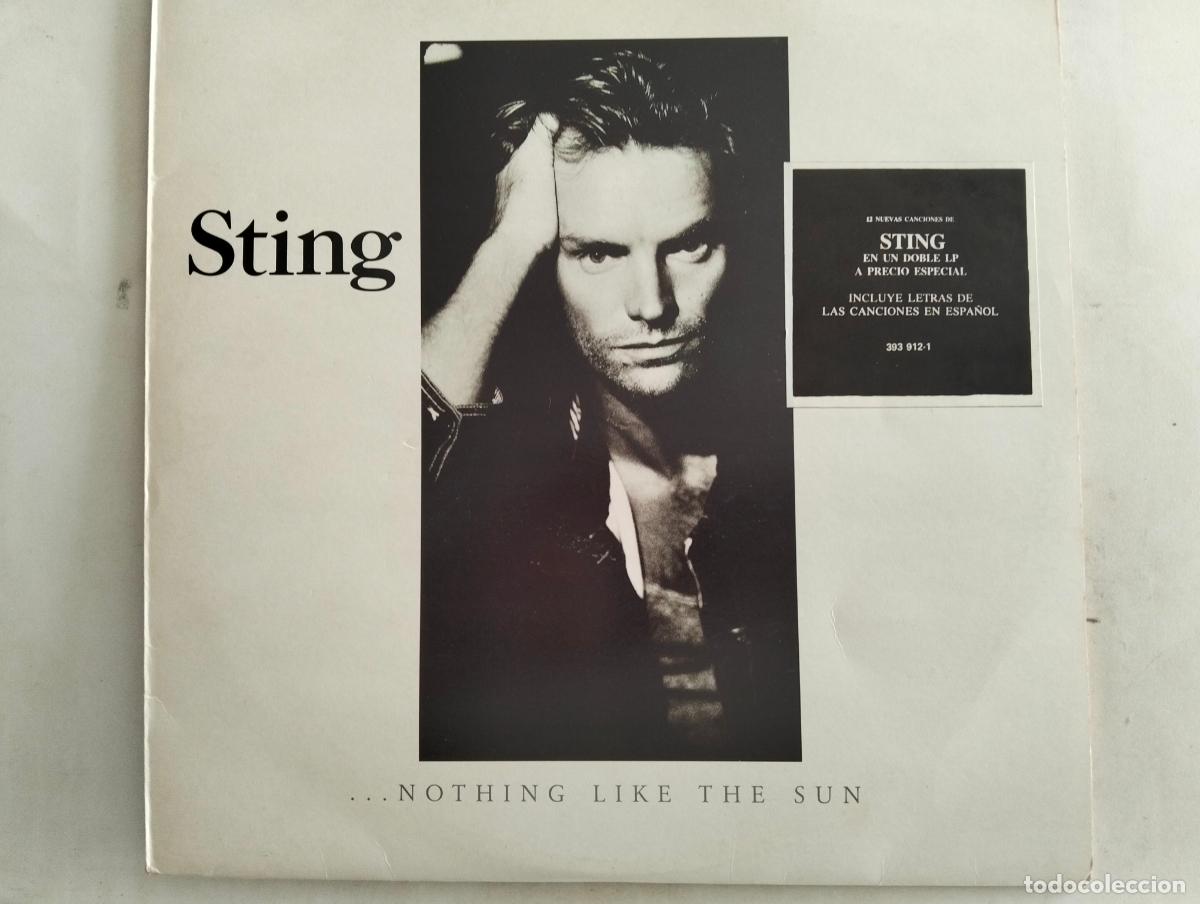 Discos de vinilo: STING, DISCO DOBLE LP NOTHING LIKE THE SUN, EDITADO A&M RECORDS, A&Ntilde;O 1987