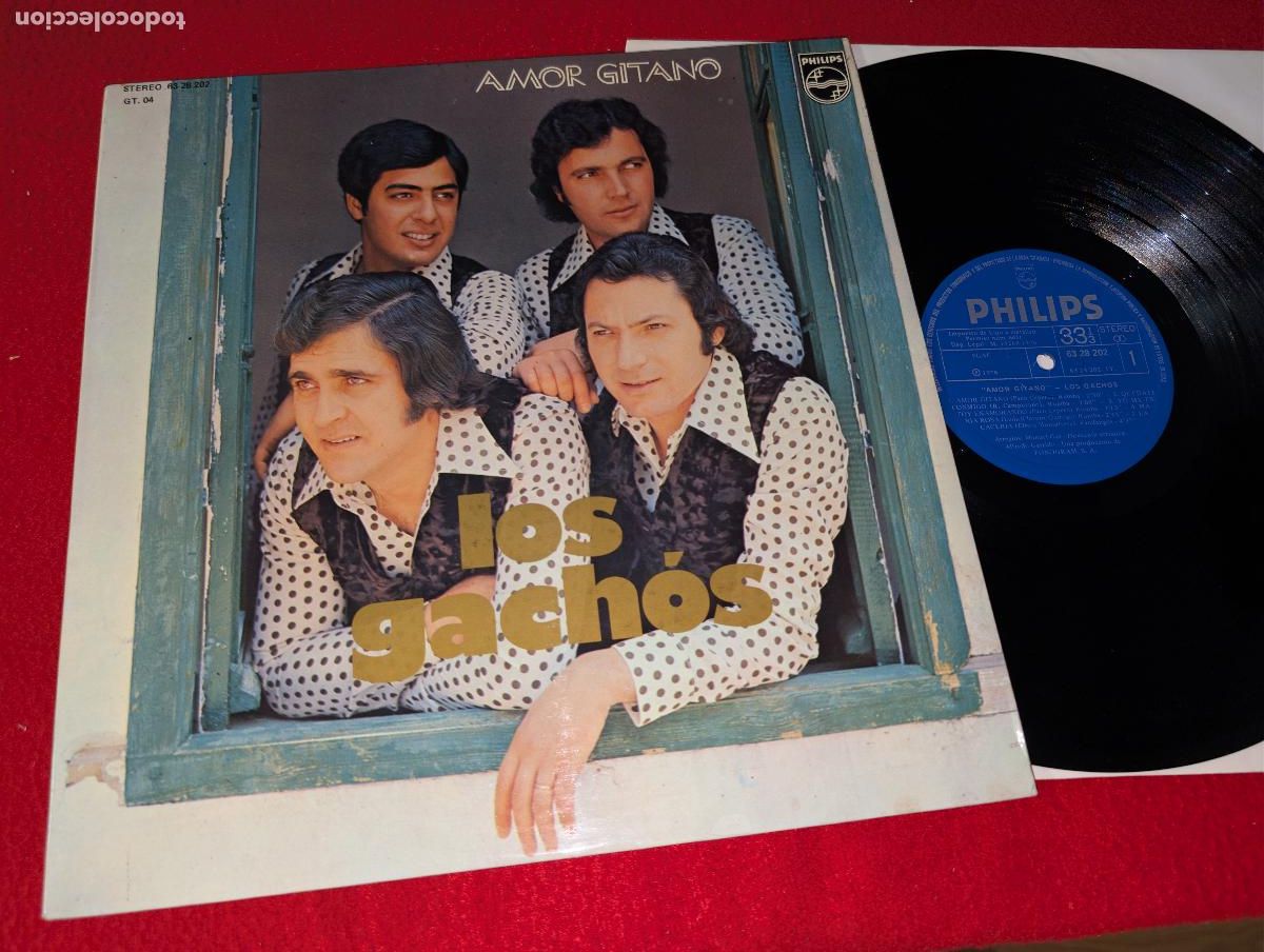Discos de vinilo: LOS GACHOS Amor gitano LP 1976 Philips RUMBA +