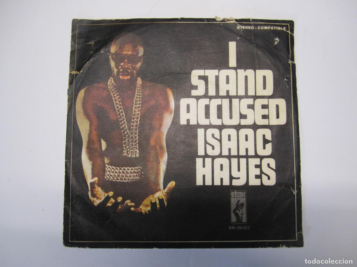 Discos de vinilo: disco vinilo single isaac hayes i stand accused