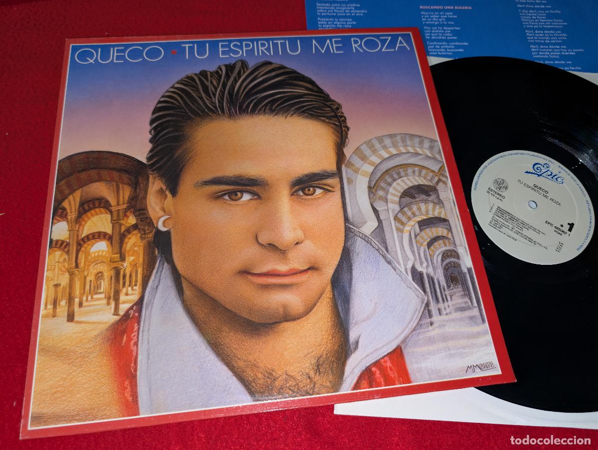 Discos de vinilo: QUECO Tu espiritu me roza LP 1989 Epic VINILO PROMO