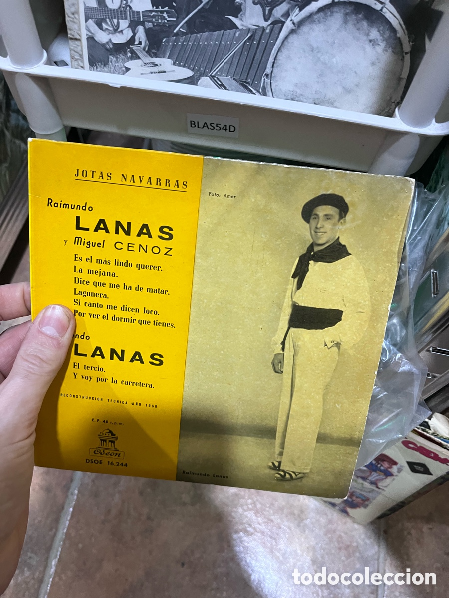 Discos de vinilo: BLAS54D JOTAS NAVARRAS Foto: Amer Raimundo LANAS &bull; Miguel CENOZ vinilo ep