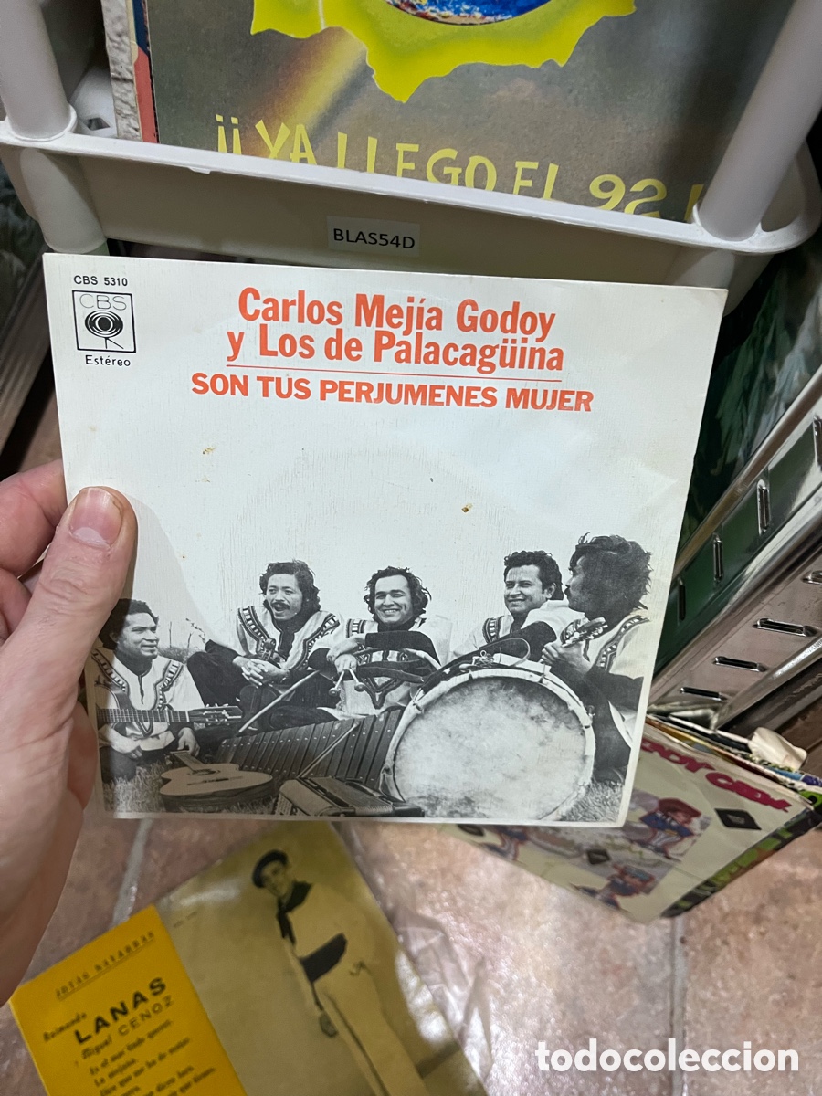 Discos de vinilo: BLAS54D Carlos Mej&iacute;a Godoy y Los de Palacag&uuml;ina SON TUS PERJUMENES MUJER