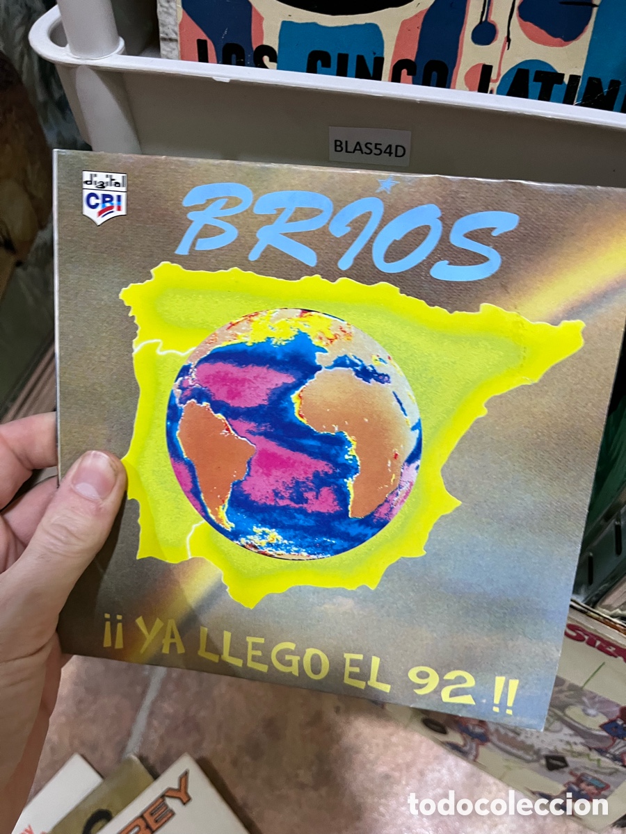 Discos de vinilo: BLAS54D BRIOS &iexcl;&iexcl; YA LLEGO EL 92.!! Vinilo ep
