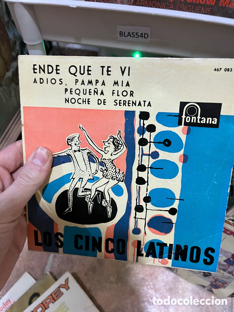 Discos de vinilo: BLAS54D ENDE QUE TE VI ADIOS, PAMPA MIA PEQUE&Ntilde;A FLOR NOCHE DE SERENATA