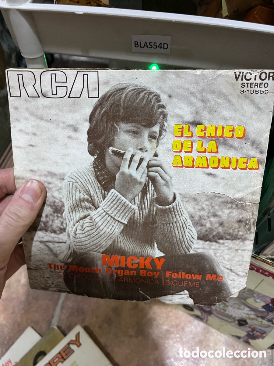 Discos de vinilo: BLAS54D Micky el chico de la arm&oacute;nica vinilo ep