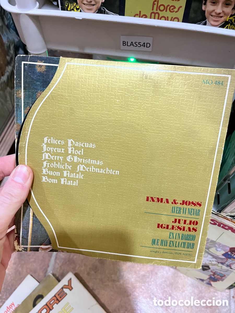 Discos de vinilo: Blas54D INMA & JOSS AYER VI NEVAR JULIO ICLESIAS EN UN BIRRIO QUE HAY EN LA CIUDAD vinilo ep