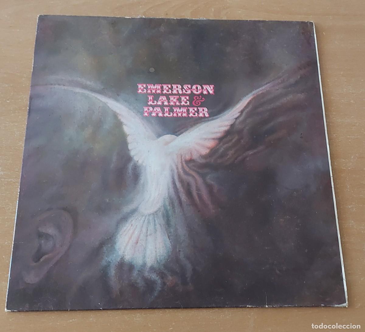 Discos de vinilo: LP EMERSON LAKE AND PALMER SAME MANTICORE A&Ntilde;O 1971 ESPA&Ntilde;A