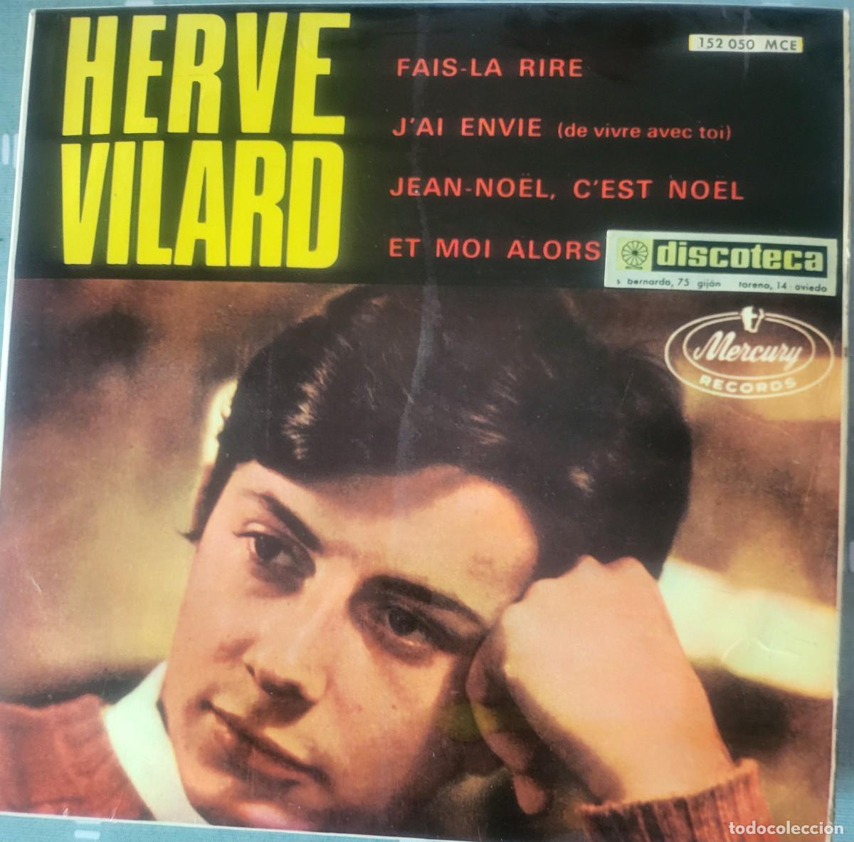 Discos de vinilo: Herv&eacute; Vilard Ep sello Mercury editado en Espa&ntilde;a a&ntilde;o 1966...