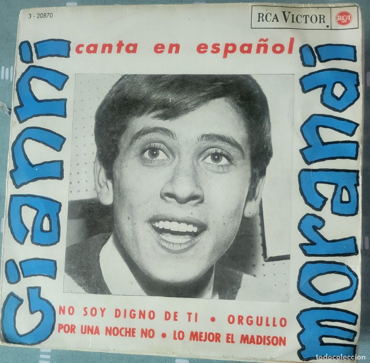 Discos de vinilo: Gianni Morandi en Espa&ntilde;ol Ep sello RCA Victor editado en Espa&ntilde;a a&ntilde;o 1965...