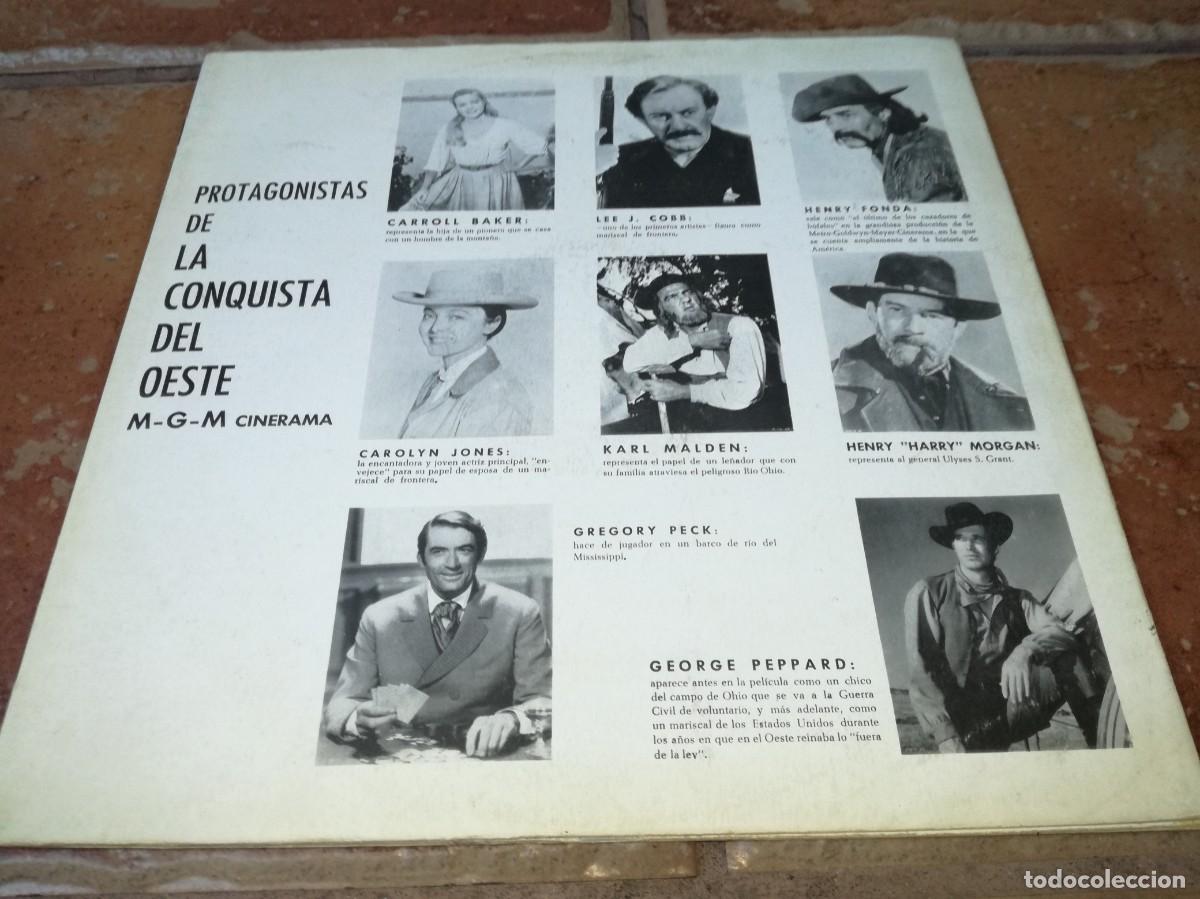Discos de vinilo: MUSICA ORIGINAL DE LA PEL&Iacute;CULA LA CONQUISTA DEL OESTE-ORIGINAL 1963