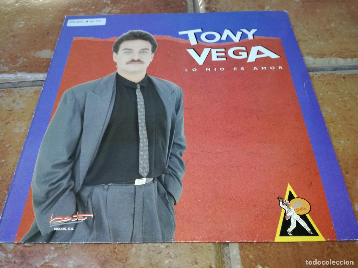Discos de vinilo: TONY VEGA-LO MIO ES AMOR-ORIGINAL ESPA&Ntilde;OL 1991-RARO