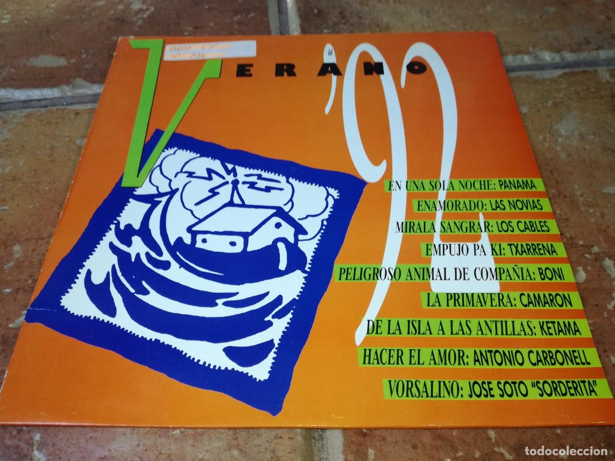 Discos de vinilo: VERANO &acute;92-ORIGINAL ESPA&Ntilde;OL 1992-CAMARON, BONI, KETAMA, LOS CABLES, LAS NOVIAS, TXARRENA
