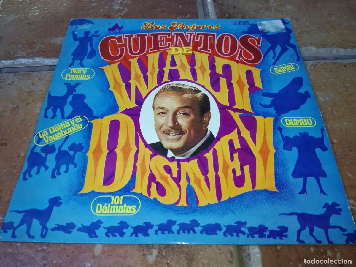 Discos de vinilo: LOS MEJORES CUENTOS DE WALT DISNEY-ORIGINAL 1978