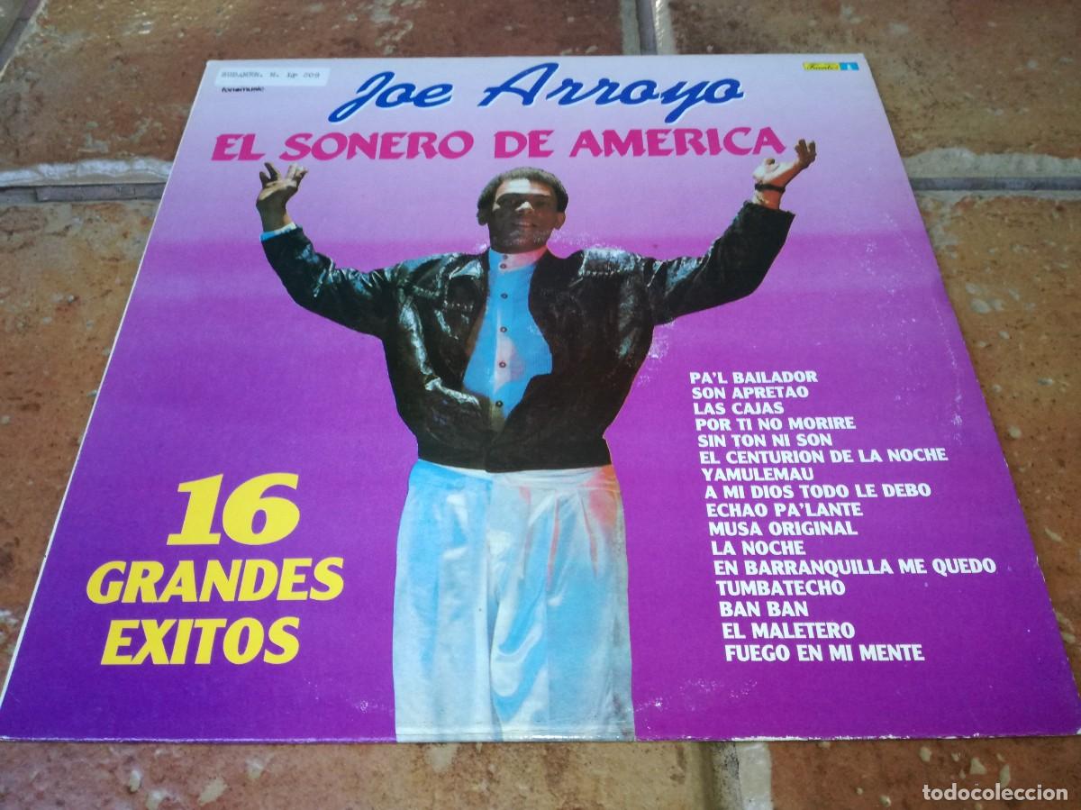 Discos de vinilo: JOE ARROYO-EL SONERO DE AMERICA-ORIGINAL 1991-16 GRANDES EXITOS-VINILO EN MUY BUEN ESTADI
