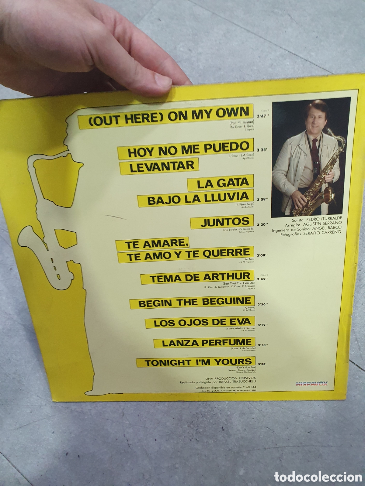 Discos de vinilo: LP. Pedro Iturralde. Los ojos de Eva. - Foto 2