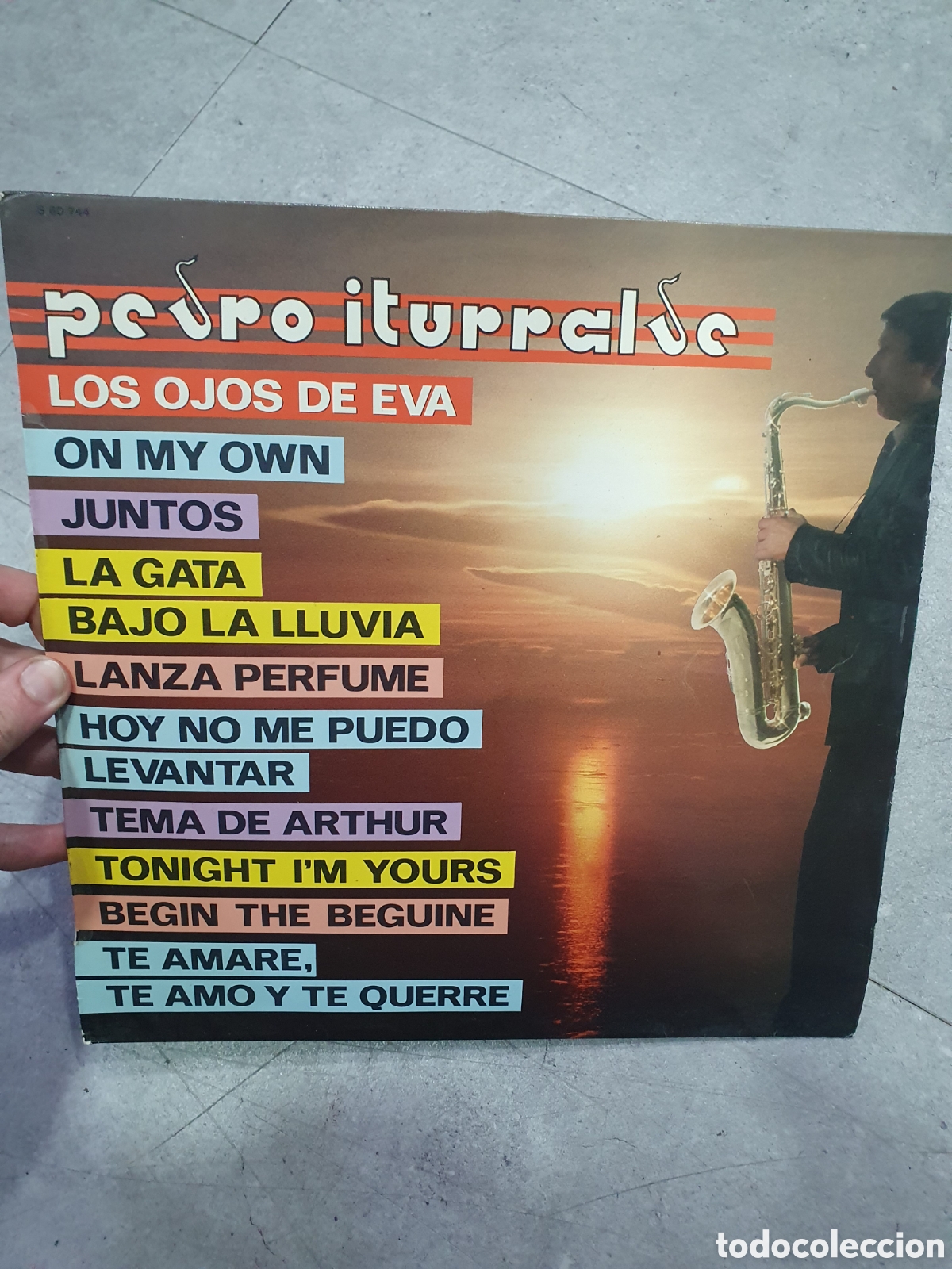 Discos de vinilo: LP. Pedro Iturralde. Los ojos de Eva. - Foto 1