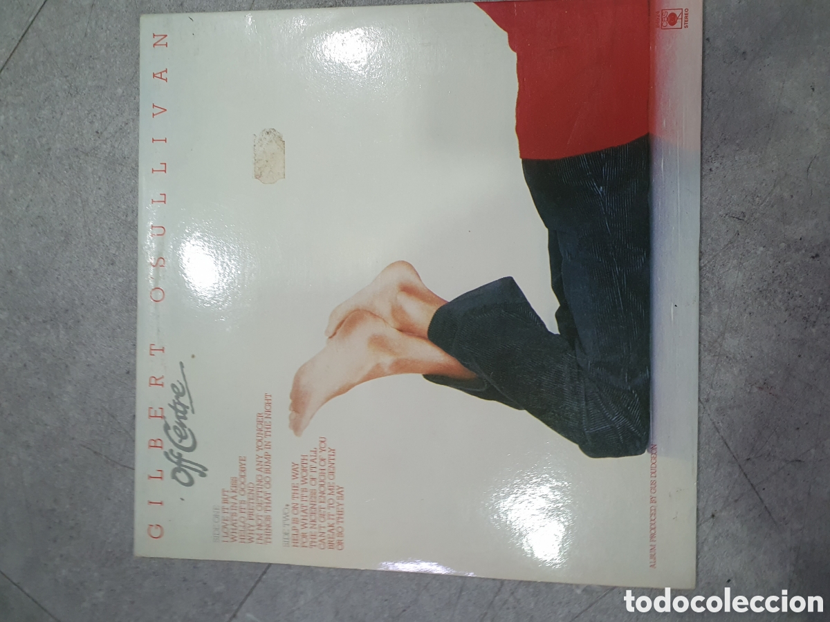 Discos de vinilo: LP. Gilbert OSullivan. Off Centre. - Foto 3