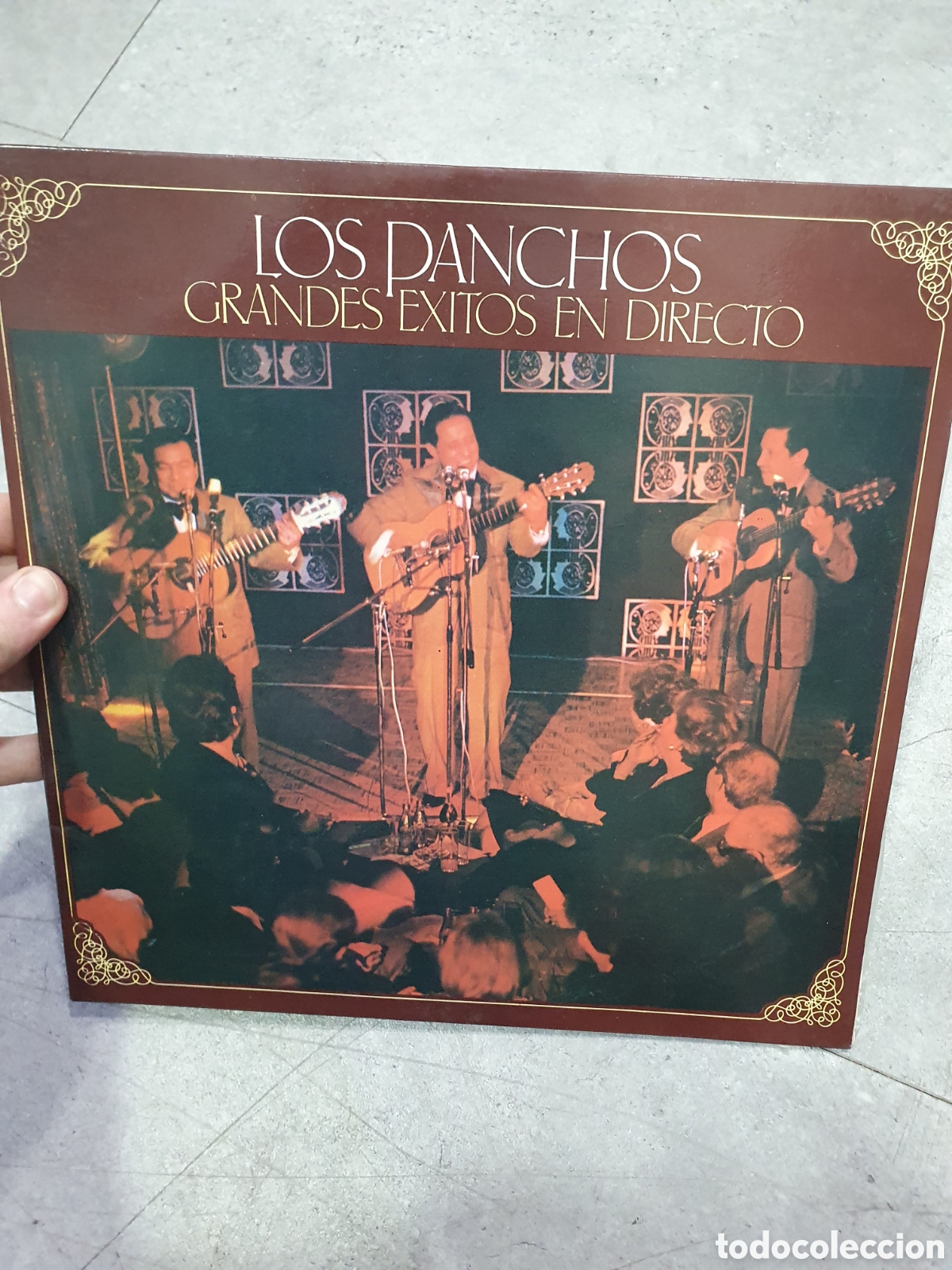 Discos de vinilo: LP. Los Panchos. Grandes &eacute;xitos en directo. - Foto 1