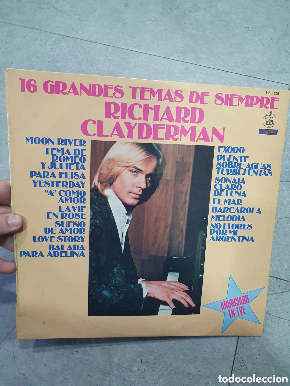 Vinyl-Schallplatten: Lp. Richard Clayderman. 16 grandes temas.