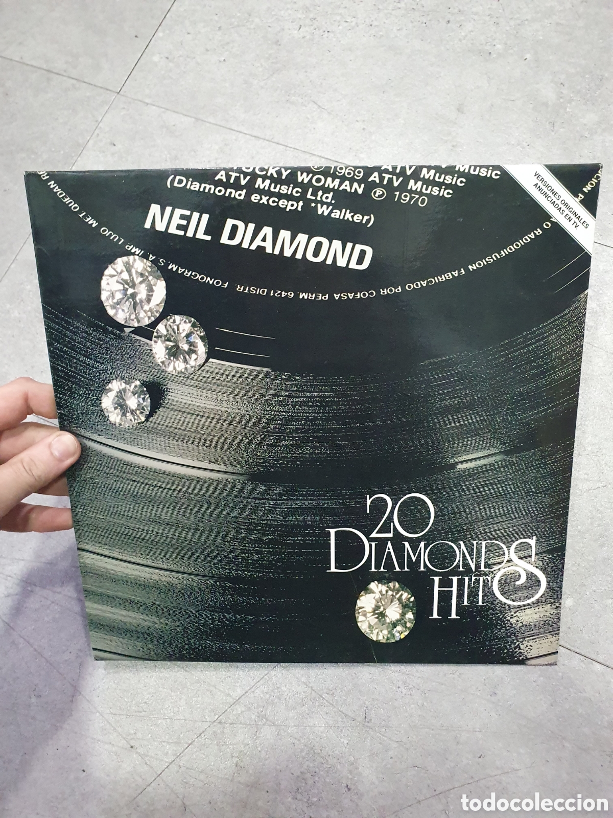 Discos de vinil: LP. Neil Diamond. 20 diamonds Hits.