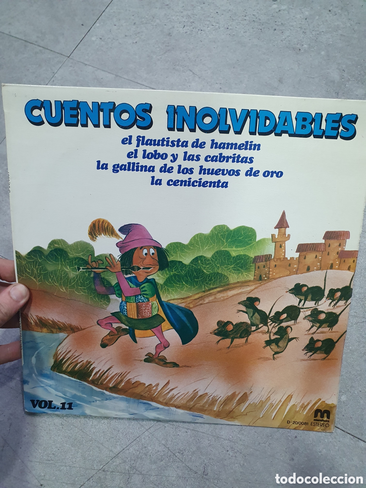 Discos de vinil: LP. Cuentos inolvidables. Vol 11