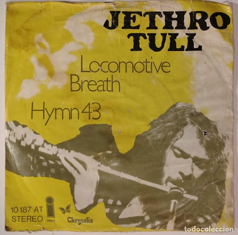 Discos de vinilo: Jethro Tull. Locomotive Breath/ Hymn 43. Island, Germany 1971 single
